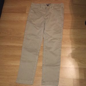 American Eagle Light Tan Khakis, Size 28x28